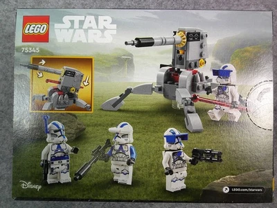 LEGO STAR WARS 501ST CLONE TROOPERS BATTLE PACK 75345 - 119 PIEZAS NUEVO  Foto 1 de 3