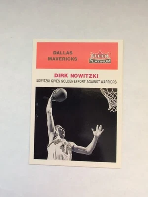 2001-02 Fleer Platinum Dirk Nowitzki #211 HOF - Image 1 of 2