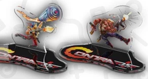 Contra Anniversary Collection Ultimate Edition Bill & Lance Set di standees acrilici - Foto 1 di 2