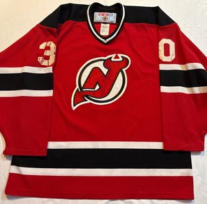 Vintage Red Devils Martin Brodeur #30 CCM Hockey Jersey L 80s 90s - Picture 1 of 13