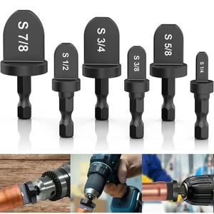 6x Presswerkzeug Bohrer Set Klimaanlage Kupferrohr Bördelrohr Expander - Bild 1 von 8