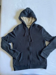 Abercrombie & Fitch Strickjacke mit Teddyfutter und Kapuze Gr. S - Bild 1 von 2