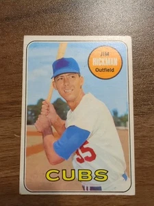 1969 Topps #63 Jim Hickman Cubs EX+ *8m - Bild 1 von 2
