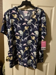 Scrubstar Medical Scrub Top Size  2XL/2XG - Picture 1 of 2