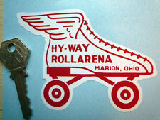 HY WAY ROLLARENA Marion Ohio Self adhesive Classic American Car Pick Up sticker 