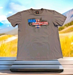 Camiseta grande gris Harley Davidson para hombre Whiskey River Texarkana, EE. UU. - Imagen 1 de 11