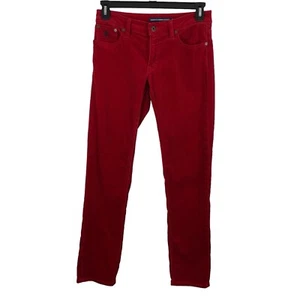 Ralph Lauren Sport Größe 6 rot Cord schmales Bein Hose Logo adrette maritim Herbst - Bild 1 von 8