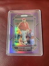 2023 Panini Prizm Whitey Herzog Purple /99 #276 St. Louis Cardinals