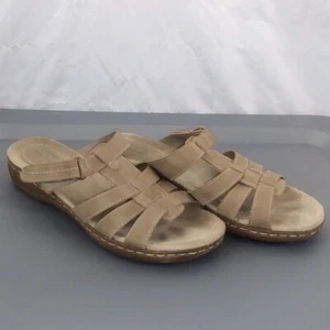 Sandalias Croft & Barrow para mujer color tostado sin cordones punta abierta talla 8,5 medianas - Imagen 1 de 9