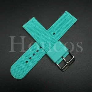 Correa de reloj de goma de silicona para neumáticos 22 24 mm liberación rápida se adapta a Breitling L/BL - Imagen 1 de 4