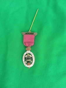 Masonic Jewel Medal Sterling Silver 1920 RMBI Steward  - Picture 1 of 6