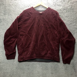 Tommy Bahama Men’s Sweater red Lounge Long Sleeve Pullover Sweatshirt Large - Picture 1 of 5