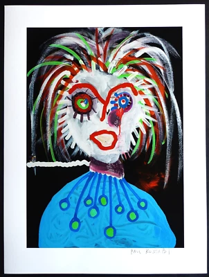 Paul Kostabi " The antagonist "  Giclée  auf Baumwollpapier, handsigniert - Bild 1 von 2