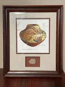 Michael C. McCullough Künstler Gemälde & Original antike Keramikscherbe - Bild 1 von 9