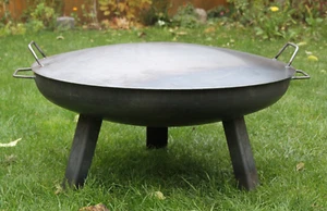 Klöpperboden Ø 80 cm 800 mm Feuerschale inkl. Deckel Abdeckung  - Bild 1 von 1