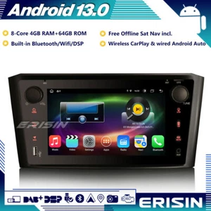 8-Core Android 13 Car Stereo Sat Nav DVR DAB+CarPlay Wifi For Toyota Avensis T25 - Picture 1 of 21