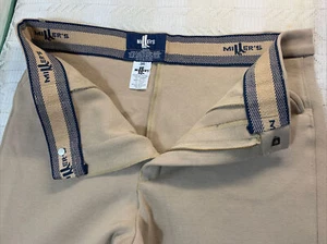 Millers Mens Horse Riding Pants Pads Size 36 /38 Authentic Vintage Made In USA - Picture 1 of 12