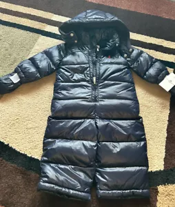 Traje de nieve para bebé Ralph Lauren 4 piezas con chaqueta y guantes a juego 9 millones nuevo con etiquetas $195 - Imagen 1 de 13