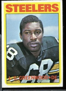 1972 Topps Football #101 L.C. Greenwood - Foto 1 di 2