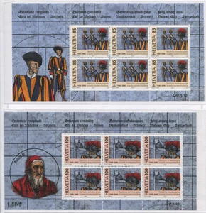 2005 Svizzera / Vaticano - Foglietti Guardia pontificia MNH emissione congiunta - Imagen 1 de 1