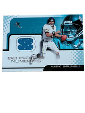 2001 Fleer E-X Behind the Numbers Mark Brunell Game-Worn Jersey Card #732/792