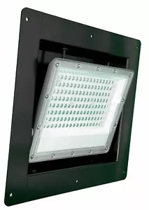 Cargo Race Trailer Toy Hauler Exterior Flush LED Flood Light 12 VDC Thin - Black - Bild 1 von 10