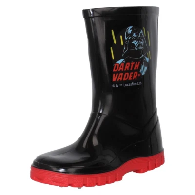 Star Wars Gummistiefel Kinder Darth Vader Kinder Wasserdicht Gummistiefel Schwarz