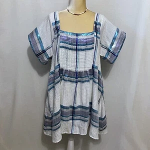 Free People NWT Oversized Mini Dress Women M - Picture 1 of 9