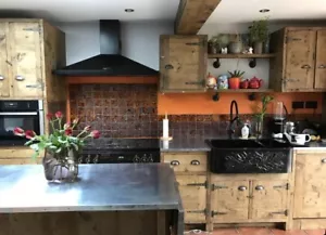 Rustic Industrial Custom Kitchen Units ( Price For A Sample Box ) - Picture 1 of 13