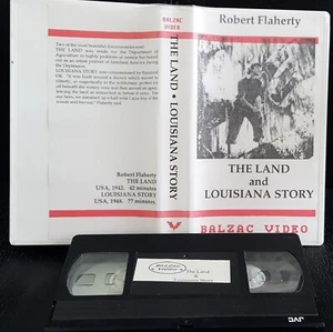 Robert Flaherty's The Land + Louisiana Story - One Owner PAL VHS videos - Picture 1 of 1
