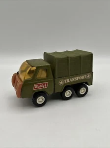 Buddy L Transport Army Military Truck Vintage 1970's - Metal - Made in Japan - Picture 1 of 17