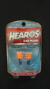 (1) Pair Of Hearos Ear Plugs EZ Twist Series Just Insert & Twist! NRR 30 - Picture 1 of 1