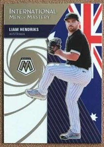 2021 Panini Mosaic International Man of Mastery Liam Hendricks Rookie #IM15 - Picture 1 of 2
