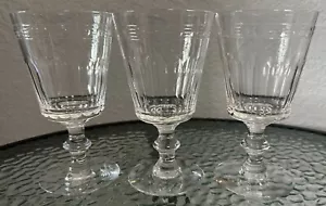 Lot of 3 - Water Goblet Jefferson by TIFFIN-FRANCISCAN 6" - Picture 1 of 5