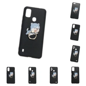For ZTE M2 A3 A5 A7 A31 A51 A52 A71 Optus X Sight 2 3D Dog Holder Soft TPU Cover - Picture 1 of 11