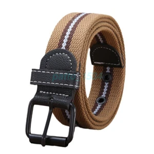 Mens Tactical Military Army Waistband Elastic Braided Nylon Canvas Web Belt 2025 - Picture 1 of 17