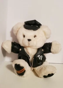 Vintage Teddy Precious Biker Bear 13". - Picture 1 of 6
