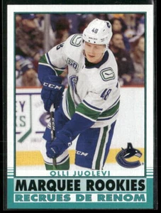 Tarjeta retro actualización OPC Olli Juolevi Vancouver Canucks 2020-21 Upper Deck #618 - Imagen 1 de 2