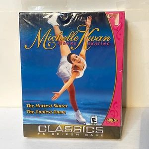 Michelle Kwan Figure Skating CD-ROM PC Game Vintage Big Box SEALED Windows 95 98 - Picture 1 of 7