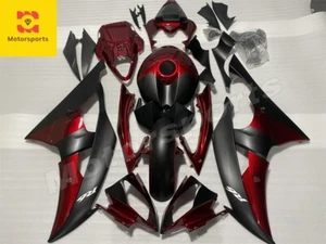 Red Black Fairing Kit for 2008-2016 Yamaha YZF R6 Injection Bodywork Panel Set - Picture 1 of 4