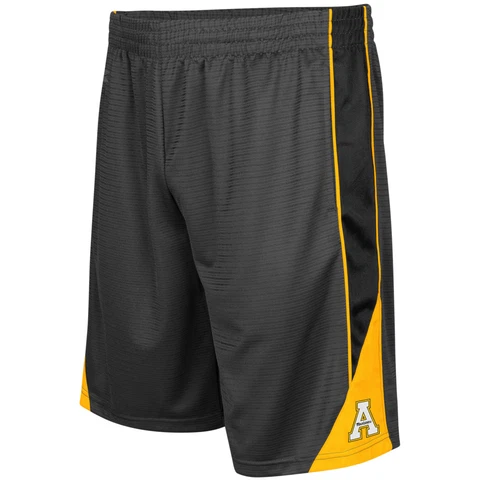 Men's Colosseum Charcoal Appalachian State Mountaineers Turnover Shorts Cover