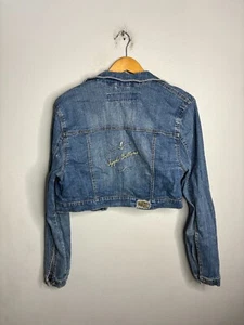 Vintage Y2K Apple Bottoms Denim Jacket Girls Size XL Blue 5794 - Picture 1 of 8