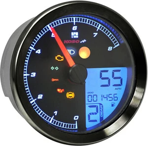 Koso TNT-B Multi-Function Gauge Black BA051310 XVS950 Bolt 2014-2022 - Picture 1 of 1