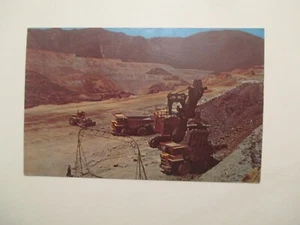 Utah Postcard Bingham Copper Mine Electric shovels Ore Trucks UT - Picture 1 of 2