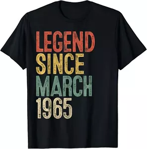 Legend 1965 60th Birthday Gifts for Men Women 60 Year Old T-Shirt Hoodie - Picture 1 of 11