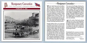 First Provisional Congress Meets - Montgomery Convention - Crisis War Card - Picture 1 of 1