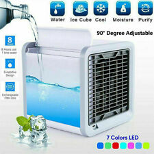 Mini Air Conditioner Humidifier Cooler Usb Fan Portable Rechargeable Purifier UK