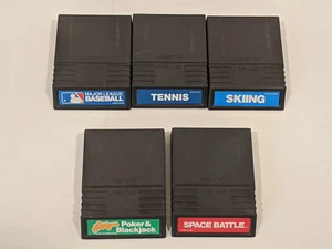IntelliVision Games - Major League BaseBall, Tennis, Skiing, Poker & Blackjack + - Picture 1 of 16