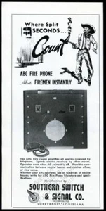 1946 Southern Switch ABC Fire Phone Alarm Verstärker Foto Vintage Trade Print Ad - Bild 1 von 1