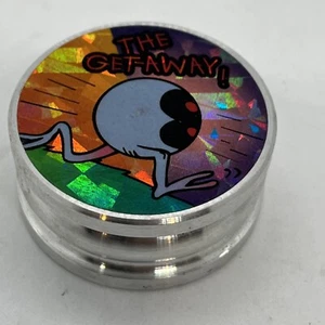 Vintage 90’s Heavy Pog Slammer Metal 3/4 Inch Reflective 8 Ball - Bild 1 von 5